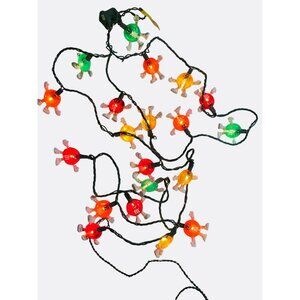 Vintage M&Ms Character String Lights 20 Count Red Green Yellow Party Decor